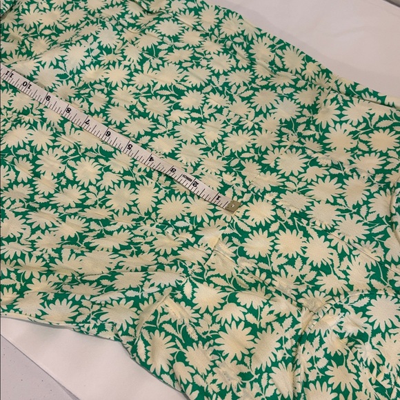 CAPULET Manzanita jumpsuit fitted boned bodice zipper floral green medium BNWT - Picture 16 of 17